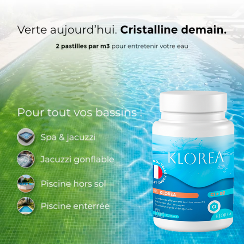Pastilles Effervescente 5-en-1 | Eau claire garantie en 24h